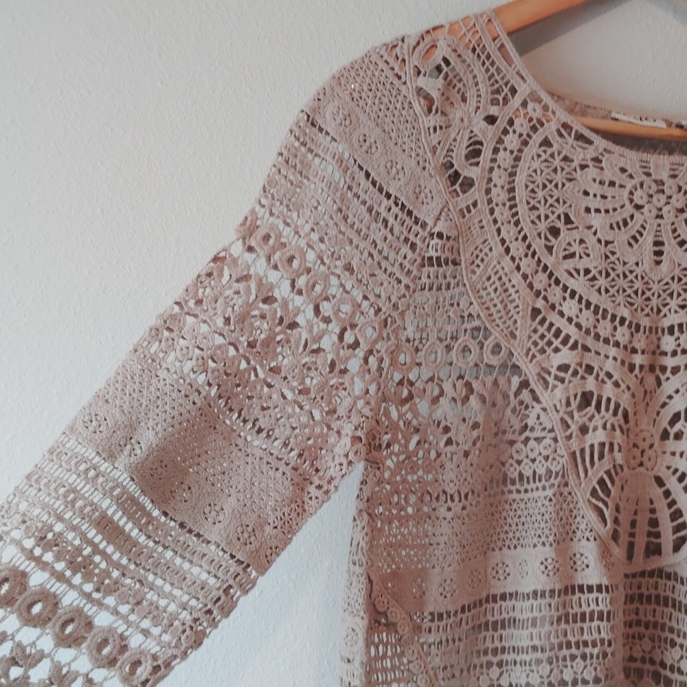 CATO Crochet Oversized Blouse - Picture 4 of 7
